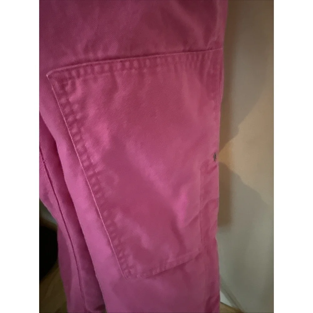 Youth Carhartt Insulated Overalls Coveralls Rare Bibs Girls Size 8 Rose Pink